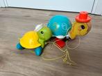 Vintage Fisher-Price Schildpadden Trekfiguren, Ophalen, Gebruikt, Overige typen, Met wieltjes