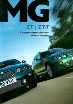 Brochure MG ZT en ZT-T 2002, Ophalen of Verzenden, Gelezen, Overige merken