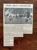 Voetbal krantenartikel Kon. HFC Oud Internationals NLD 1965, Ophalen of Verzenden, 1960 tot 1980, Knipsel(s)