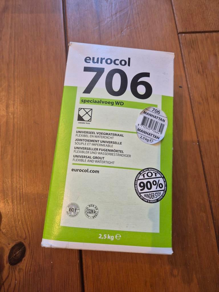 Eurocol 706 speciaalvoeg WD, 2,5 kg, Ophalen of Verzenden, Nieuw