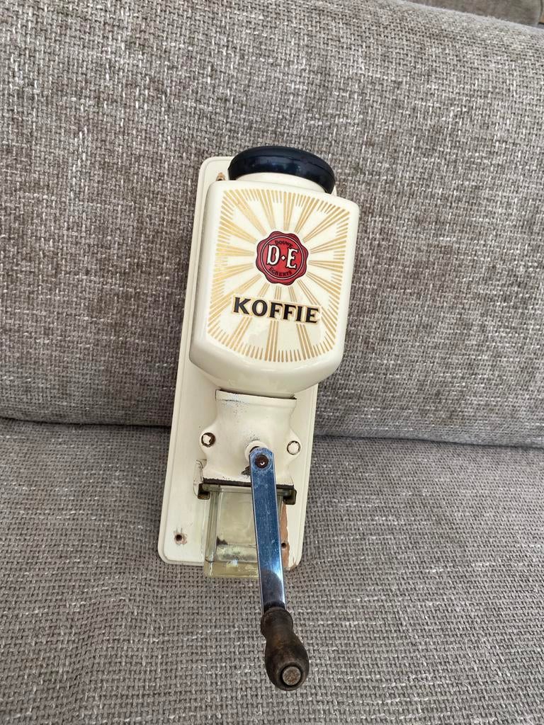 Vintage Douwe Egberts Wandkoffiemolen - DE Koffie, Ophalen of Verzenden