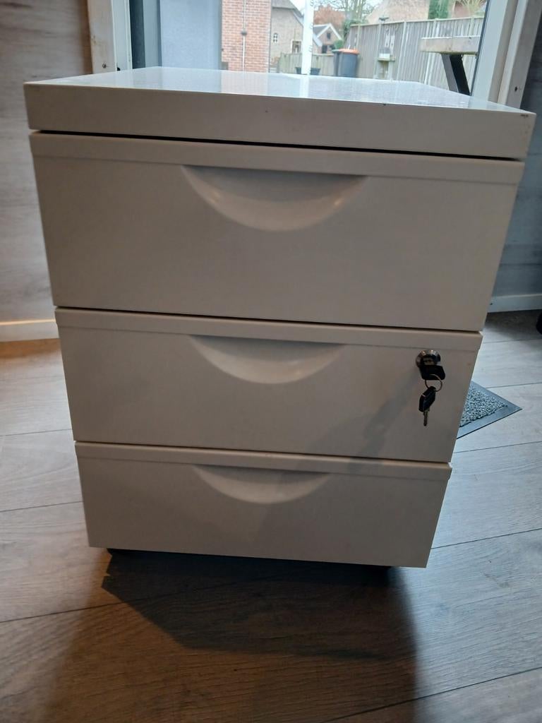 Te koop metalen lade kastje, Ophalen, 25 tot 50 cm, Minder dan 50 cm, Minder dan 100 cm