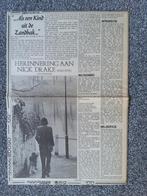 Nick Drake, Ophalen of Verzenden, Zo goed als nieuw, Boek, Tijdschrift of Artikel