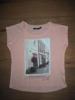 Zalmroze shirt van Blue Seven maat 140 / 10, Blue seven, Meisje, Ophalen of Verzenden, Zo goed als nieuw