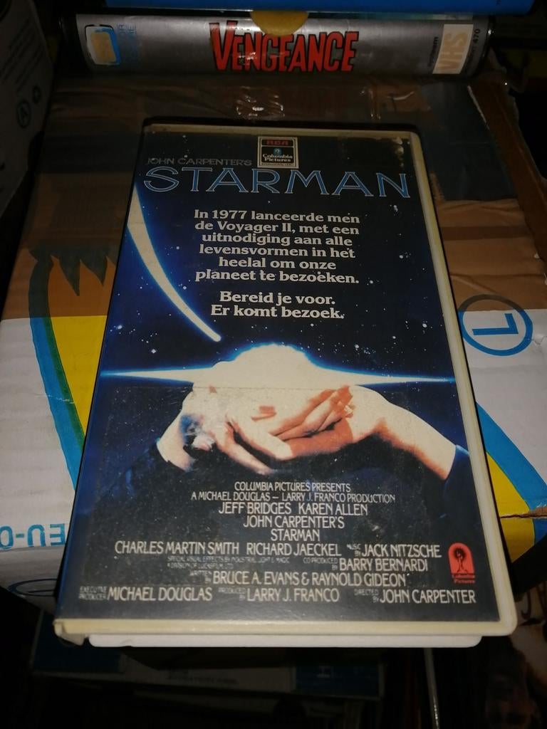 VHS ex-rental - Starman, Vanaf 16 jaar, Ophalen of Verzenden, Gebruikt, Horror