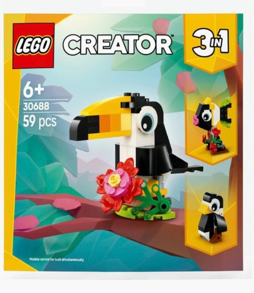 LEGO Creator 30688 - Tropische Toekan (polybag) >>NIEUW<<, Kinderen en Baby's, Speelgoed | Duplo en Lego, Ophalen of Verzenden