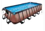 EXIT Wood zwembad 400x200x100 cm met zandfilterpomp, Tuin en Terras, Zwembaden, Ophalen, Gebruikt, 200 tot 300 cm, 80 tot 120 cm