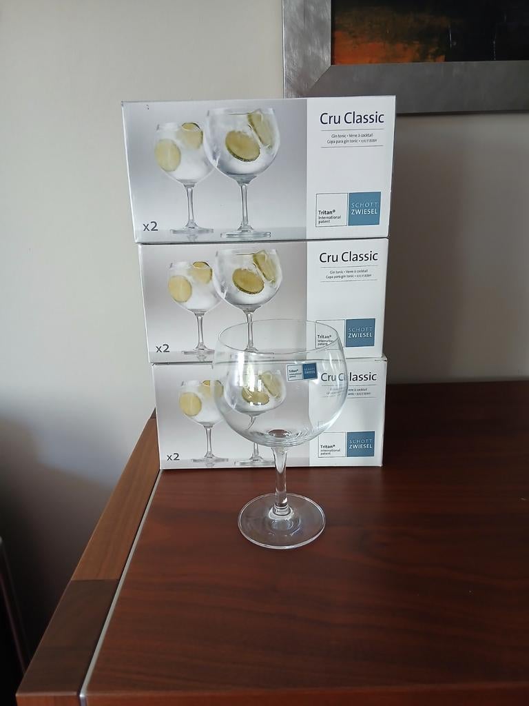 Schott zwiesel gin tonic glazen 5 euro  zie beschrijving, Huis en Inrichting, Ophalen, Nieuw