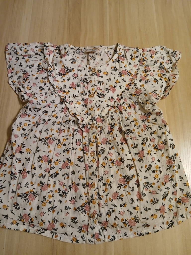 Leuk bloemen blouseje Tape à l'Oeil maat 116, Meisje, Ophalen of Verzenden, Zo goed als nieuw, Tape à l'Oeil
