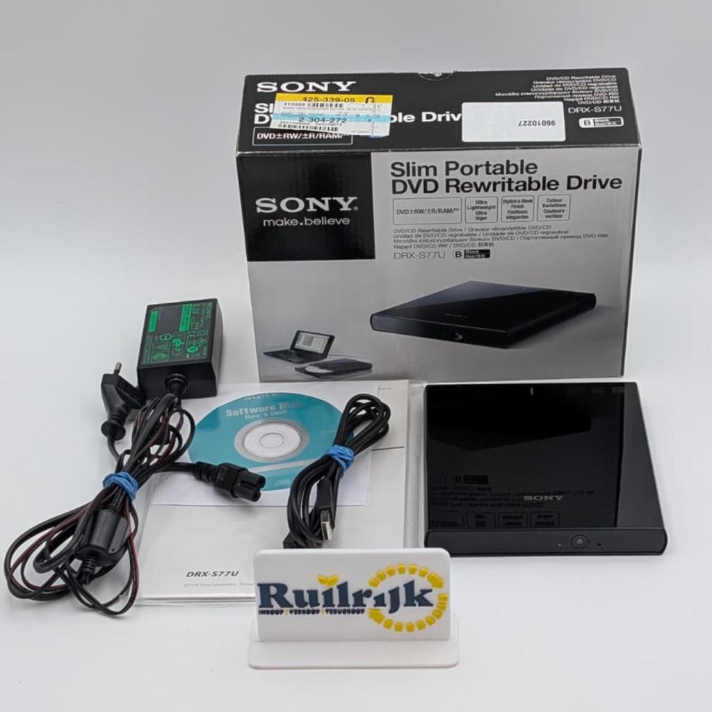 Sony DRX-S77U Portable DVD RW Brander cd lezer - Nieuwstaat, Ruilrijk, Nieuw, Info@ruilrijk.nl, Neerstraat 60, 6041 KD Roermond