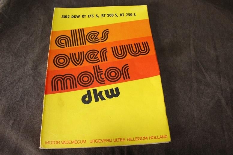 alles over uw motor DKW RT175 RT200 RT250 S werkplaatsboekje, Motoren, Ophalen of Verzenden, Overige merken