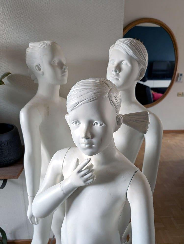 3 Etalagepoppen, Verzamelen, Poppen, Ophalen, Zo goed als nieuw, Pop