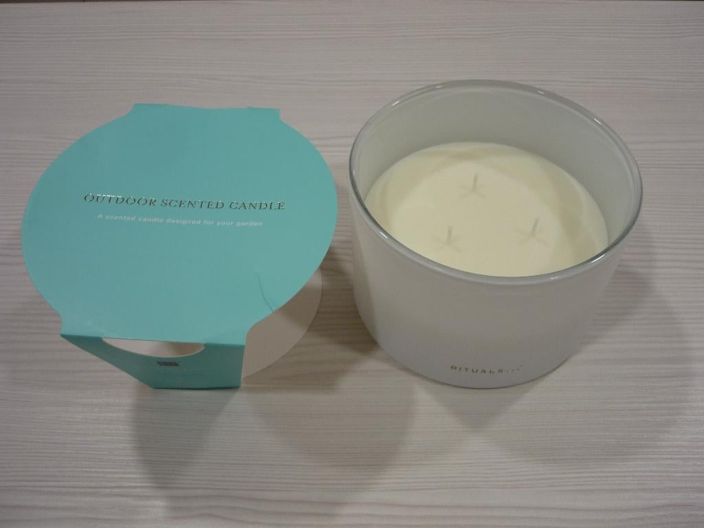 Rituals Karma tuinkaars, kaars garden candle, geurkaars, Huis en Inrichting, Ophalen of Verzenden, Nieuw, Overige materialen, Minder dan 25 cm