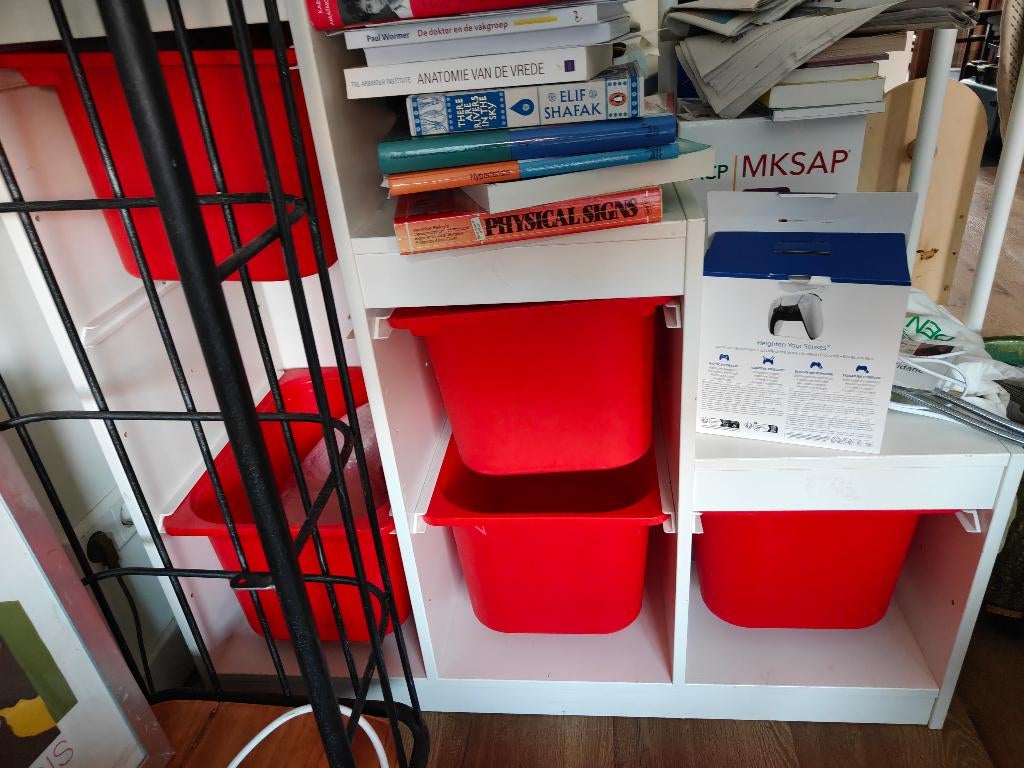 Trofast opbergcombinatie, Ophalen, Minder dan 50 cm, 5 laden of meer, Zo goed als nieuw