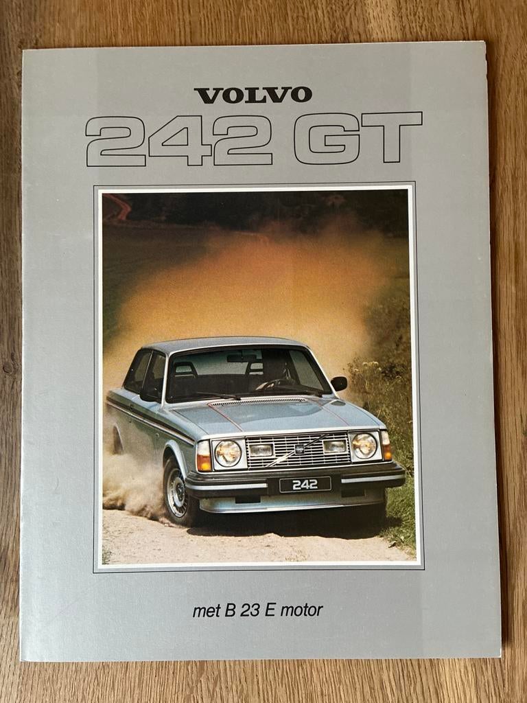 Volvo 242 GT brochure 1979, Ophalen of Verzenden, Zo goed als nieuw, Volvo