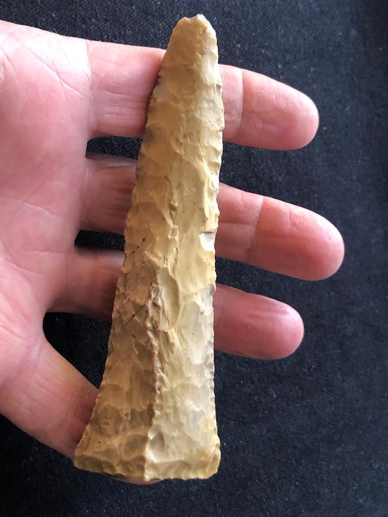 Bodemvondst SPEER DOLK steentijd intact SUPER model!, Ophalen of Verzenden