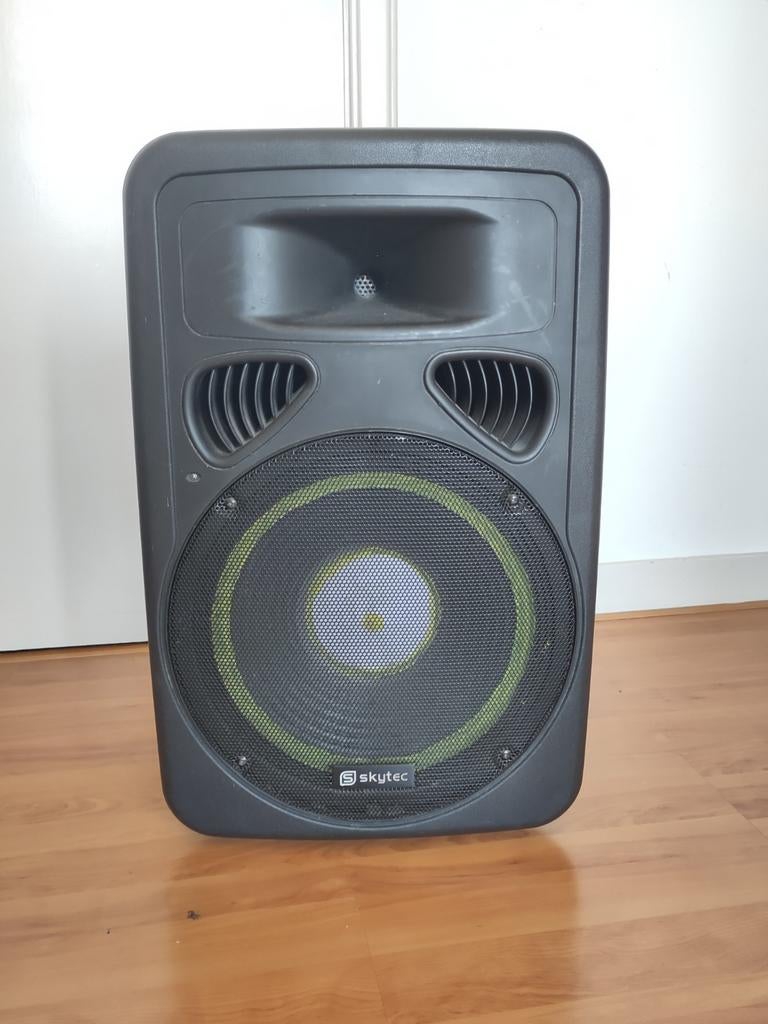 Skytec SP1500A actieve PA-luidspreker, Audio, Tv en Foto, Luidsprekers, Front, Rear of Stereo speakers, 120 watt of meer, Overige merken