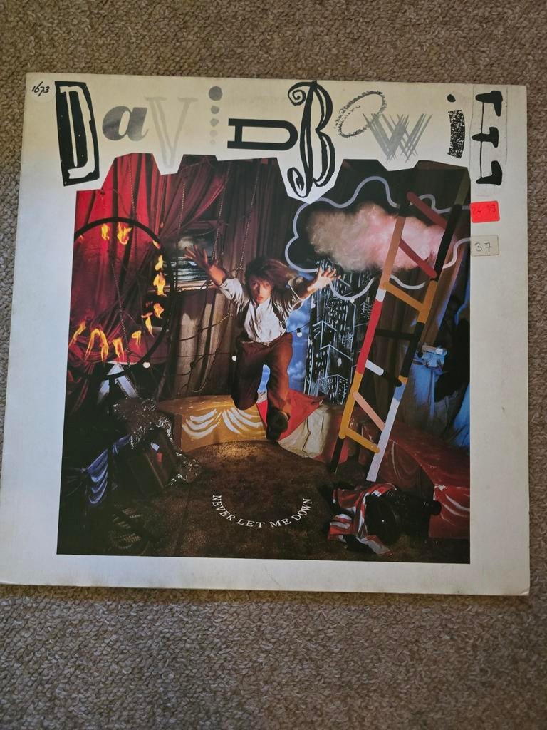 David bowie never let me down lp, Ophalen of Verzenden, Gebruikt, 12 inch, Poprock