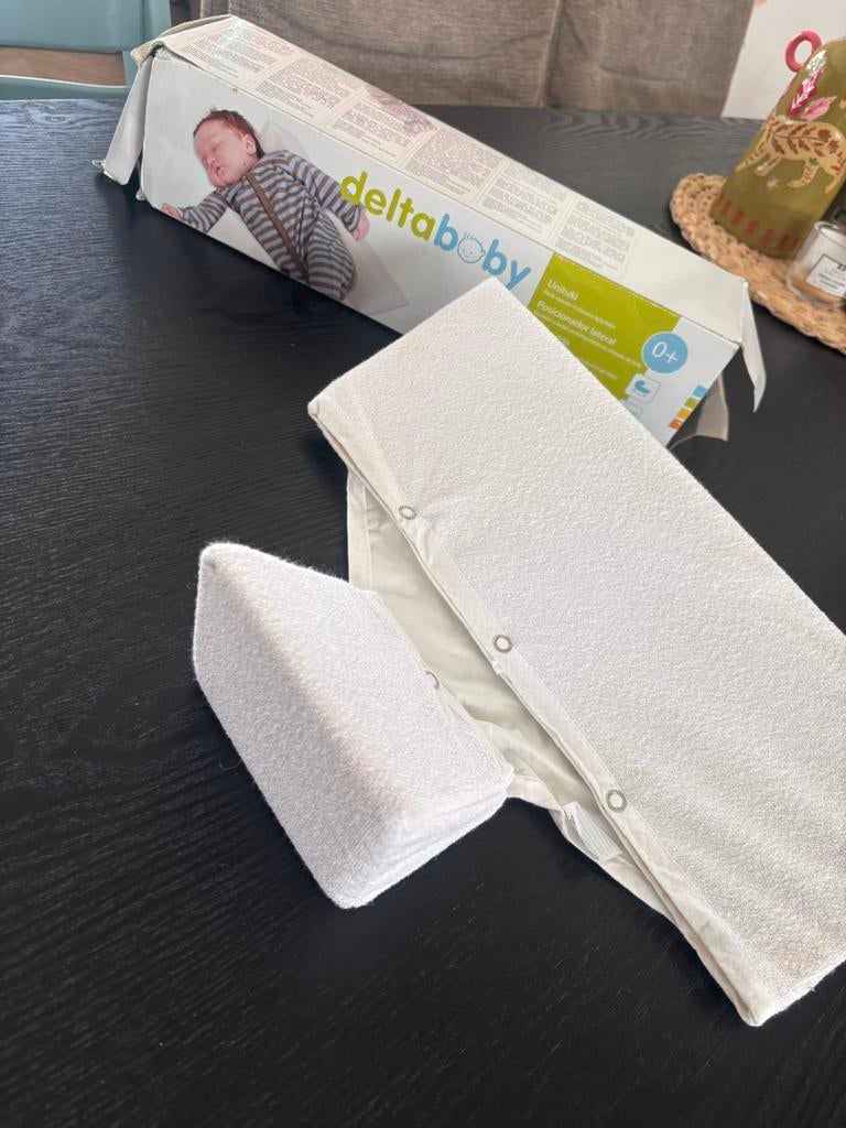 Zijligkussen deltababy, Jongetje of Meisje, Wit, Dekbedovertrek, Ophalen of Verzenden