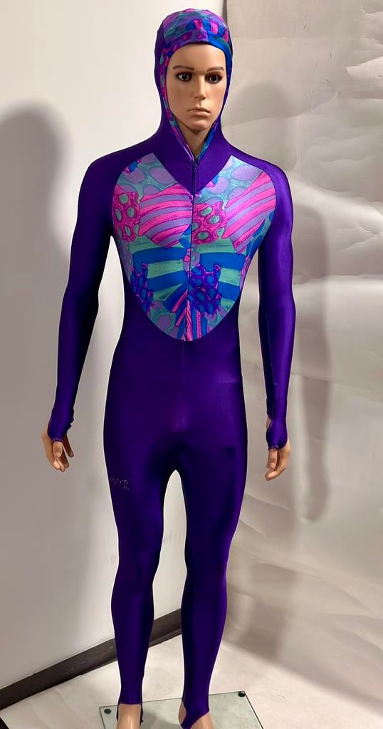 schaatspak voltige snelpak speedsuit lycra maat S Hunter, Sport en Fitness, Schaatsen, Ophalen of Verzenden, Zo goed als nieuw