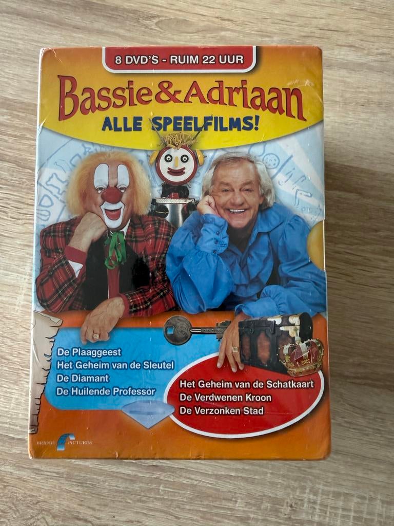 Bassie en Adriaan dvd collectie nieuw in de verpakking, Cd's en Dvd's, Dvd's | Kinderen en Jeugd, Ophalen, Avontuur, Alle leeftijden