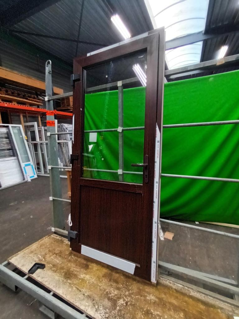 Kunststof Buitendeur 2/3glas  b103 x h224 cm -1779-, Kunststof, 215 cm of meer, Niet ingevuld, Nieuw