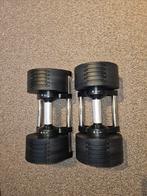 Verstelbare dumbells, Sport en Fitness, Fitnessmaterialen, Ophalen of Verzenden, Zo goed als nieuw, Dumbbell