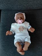 Getinte Reborn babypop meisje, Verzamelen, Ophalen of Verzenden, Nieuw, Babypop, Levensecht of Reborn