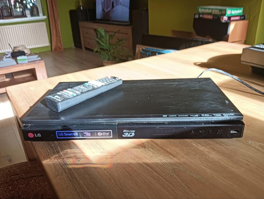LG BP430 3D Blu-ray/DVD-speler met Smart TV en Wi-Fi, Audio, Tv en Foto, Blu-ray-spelers, Ophalen, Gebruikt, LG
