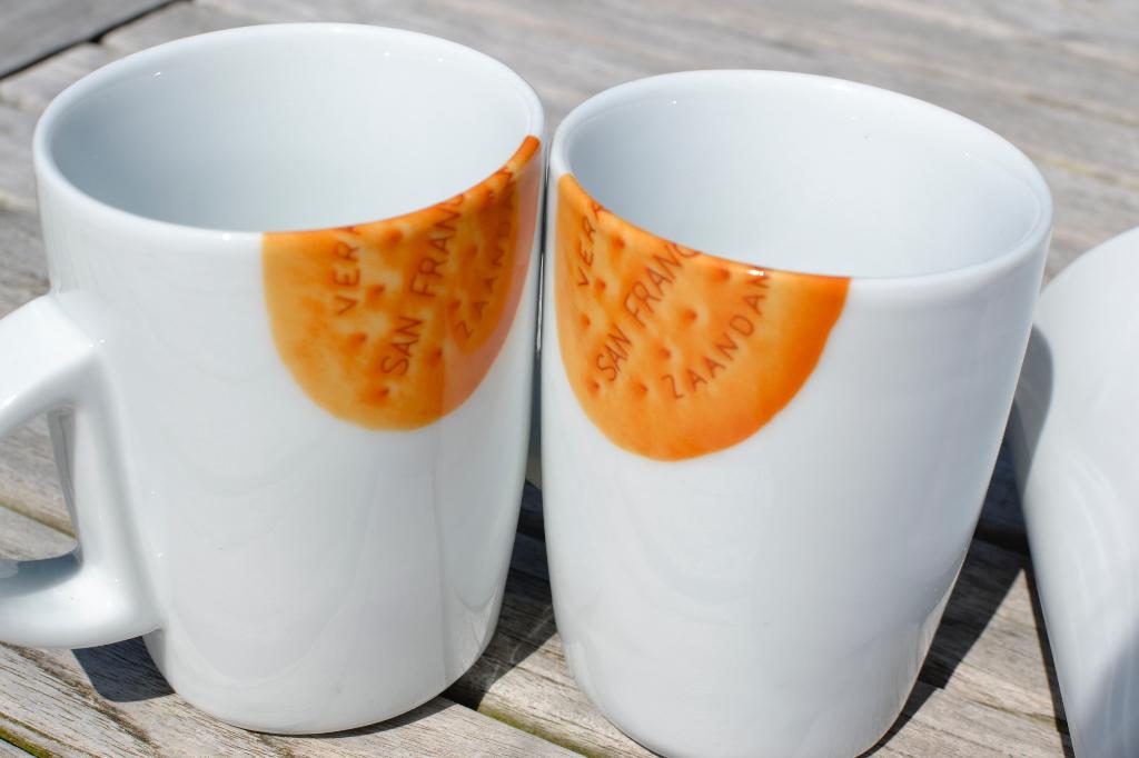 7 stoere Verkade bekers mokken Nicolai Carels Dutch design, N, N, Ophalen of Verzenden, Zo goed als nieuw