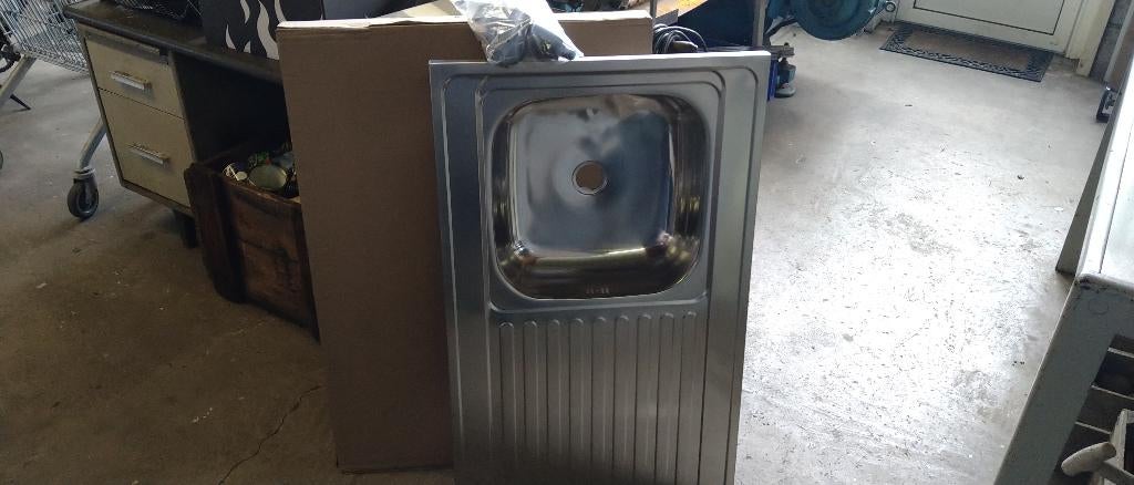 keukenblok/ aanrecht, Huis en Inrichting, Keuken | Complete keukens, Ophalen, Wit, Overige typen, Nieuw