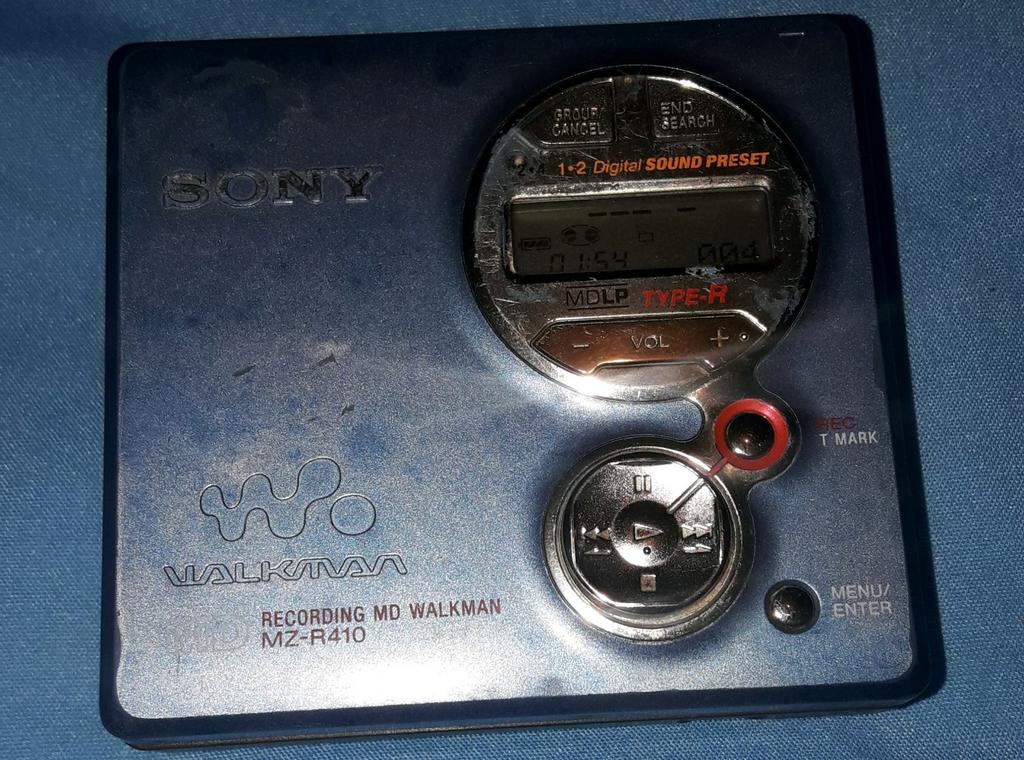 Sony Walkman Minidisc Recorder MZ-R410, Ophalen of Verzenden, Walkman