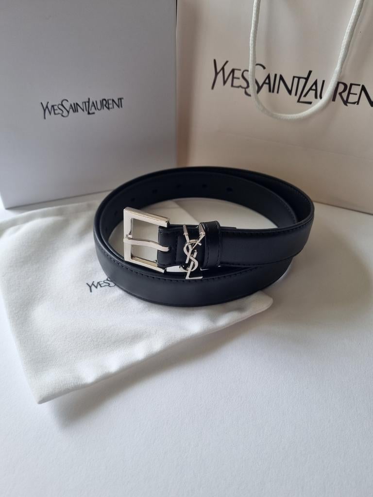 Yves Saint Laurent riem, Sieraden, Tassen en Uiterlijk, Armbanden, Verzenden, Nieuw, Zwart