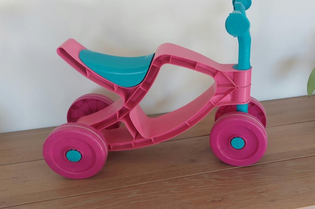 Peuterfietsje roze met blauw, Ophalen, Zo goed als nieuw, Overige typen