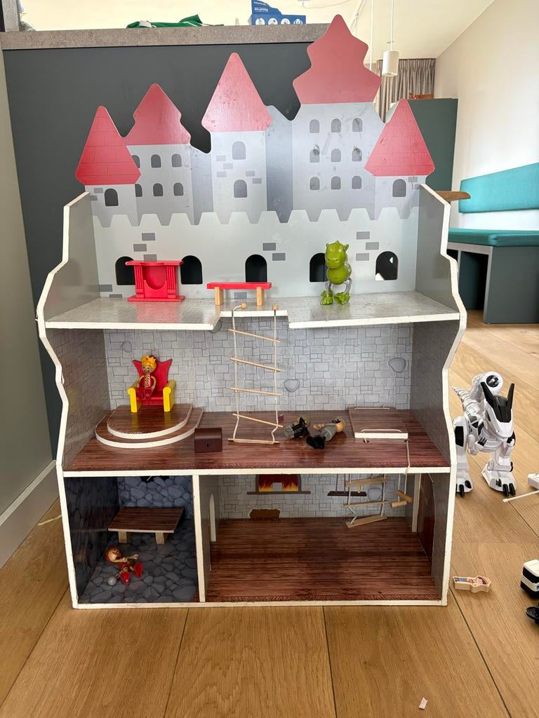 Houten speelkasteel, Ophalen, Gebruikt, Jongen of Meisje