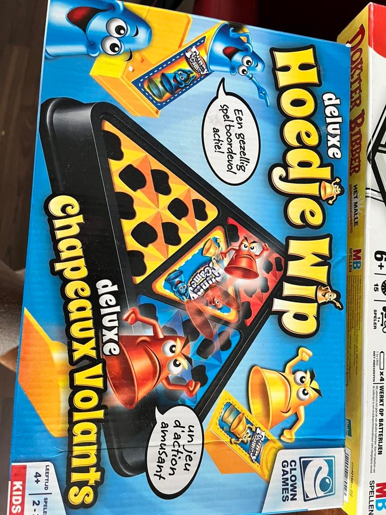 Hoedje wip, Hobby en Vrije tijd, Gezelschapsspellen | Bordspellen, Ophalen, Zo goed als nieuw