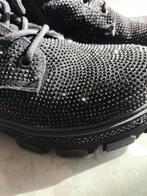 Glitter Schoenen Maat 38 - Weinig Gedragen, Ophalen of Verzenden, Zo goed als nieuw, Zwart, Lage of Enkellaarzen