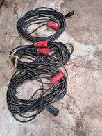 3 rollen krachtstroom verlengkabel, ca. 70m, Doe-het-zelf en Verbouw, Elektra en Kabels, Ophalen of Verzenden, Gebruikt, Kabel of Snoer