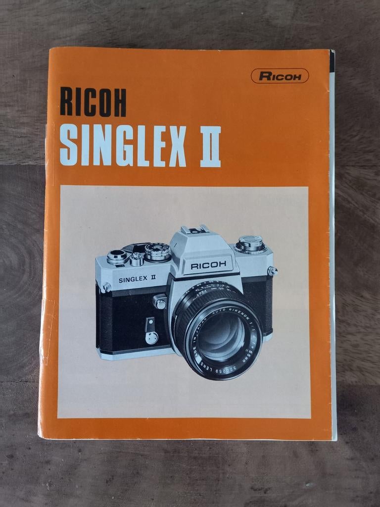 Ricoh Singlex II gebruiksaanwijzing, Ophalen of Verzenden, Spiegelreflex