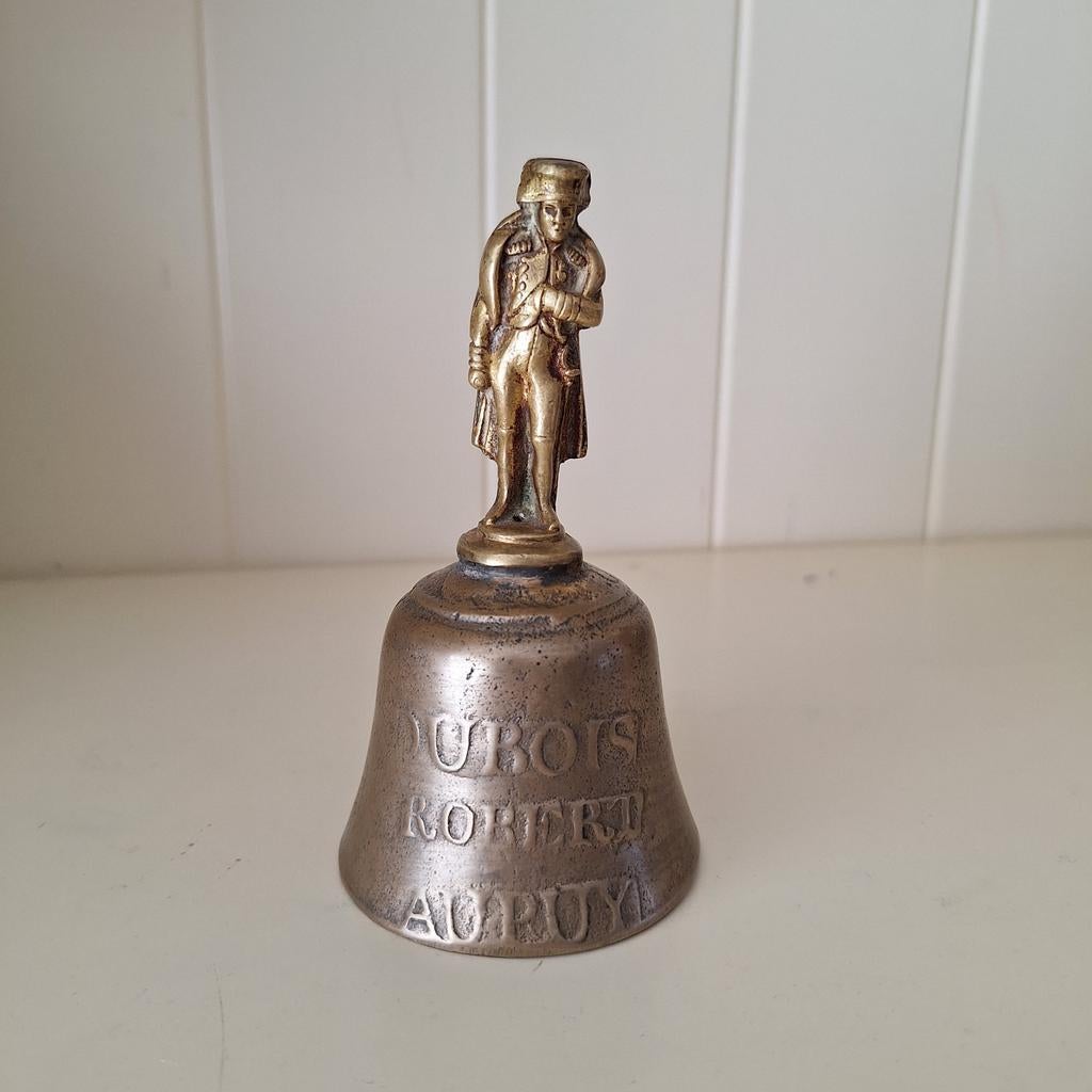 Antiek bronzen tafelbel Napoleon Bonaparte, Antiek en Kunst, Antiek | Koper en Brons, Ophalen of Verzenden