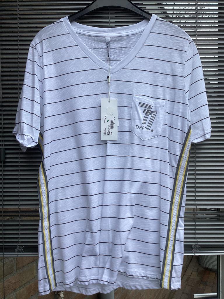 Zoso shirt wit grijs geel, Wit, Maat 42/44 (L), Nieuw, Ophalen of Verzenden