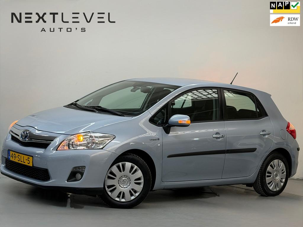 Toyota Auris 1.8 Full Hybrid Executive Camera Cruise, Euro 5, Gebruikt, Zwart, 4 cilinders