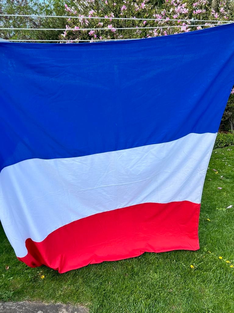 Nederlandsche vlag. Rood wit blauw, Ophalen of Verzenden, Zo goed als nieuw