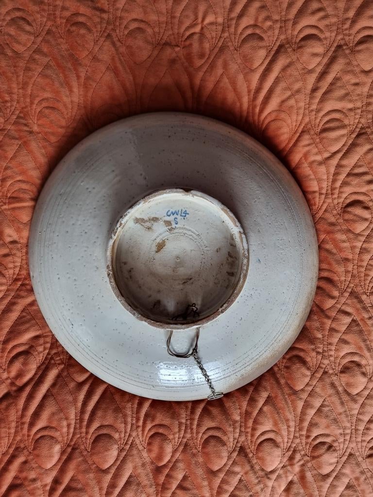 Prachtig Marokkaans Aardewerk Bord - Handgeschilderd, Ophalen of Verzenden