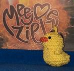 Leuke gehaakte badeend sleutelhanger, Ophalen of Verzenden, Nieuw, Dier of Natuur