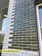 v.a. € 20,- per m2  Geglazuurde baksteenstrippen/ strippen, Doe-het-zelf en Verbouw, Metselstenen, ST-JORIS, Bakstenen, Niet ingevuld