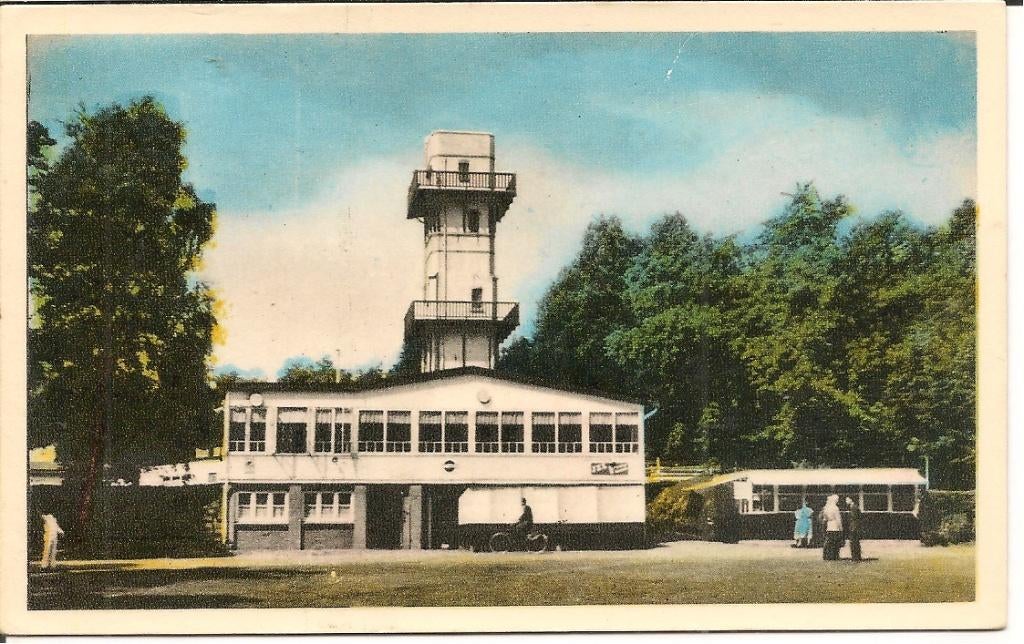 Apeldoorn Cafe Restaurant Prinses Julianatoren., Verzamelen, Ophalen of Verzenden, 1940 tot 1960, Gelopen, Gelderland