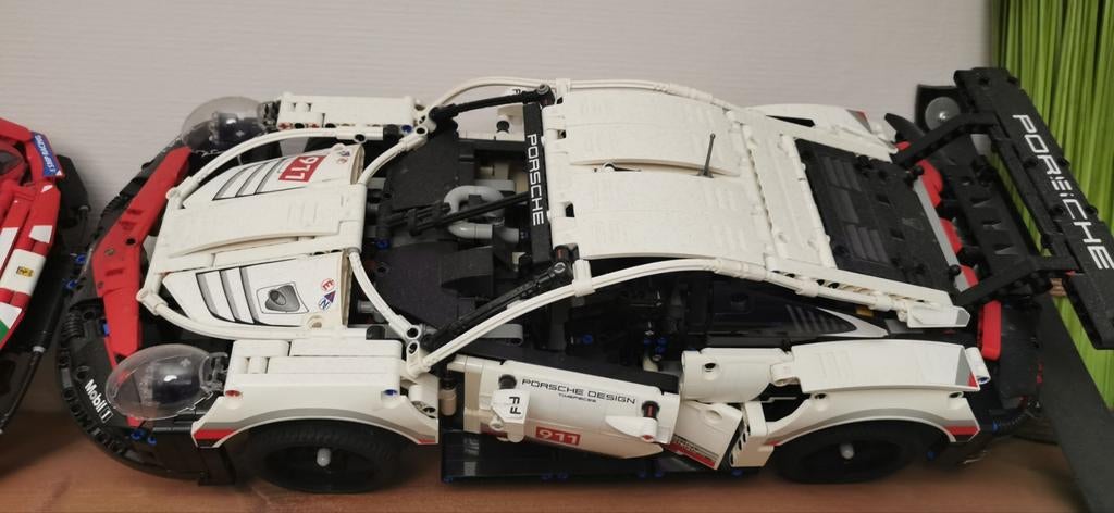 Lego Technic 42096 Porsche 911 RSR met doos en beschrijving, Ophalen of Verzenden, Zo goed als nieuw