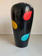 Retro Vintage Vloervaas, Huis en Inrichting, Woonaccessoires | Vazen, Ophalen, Overige kleuren, Minder dan 50 cm, Glas