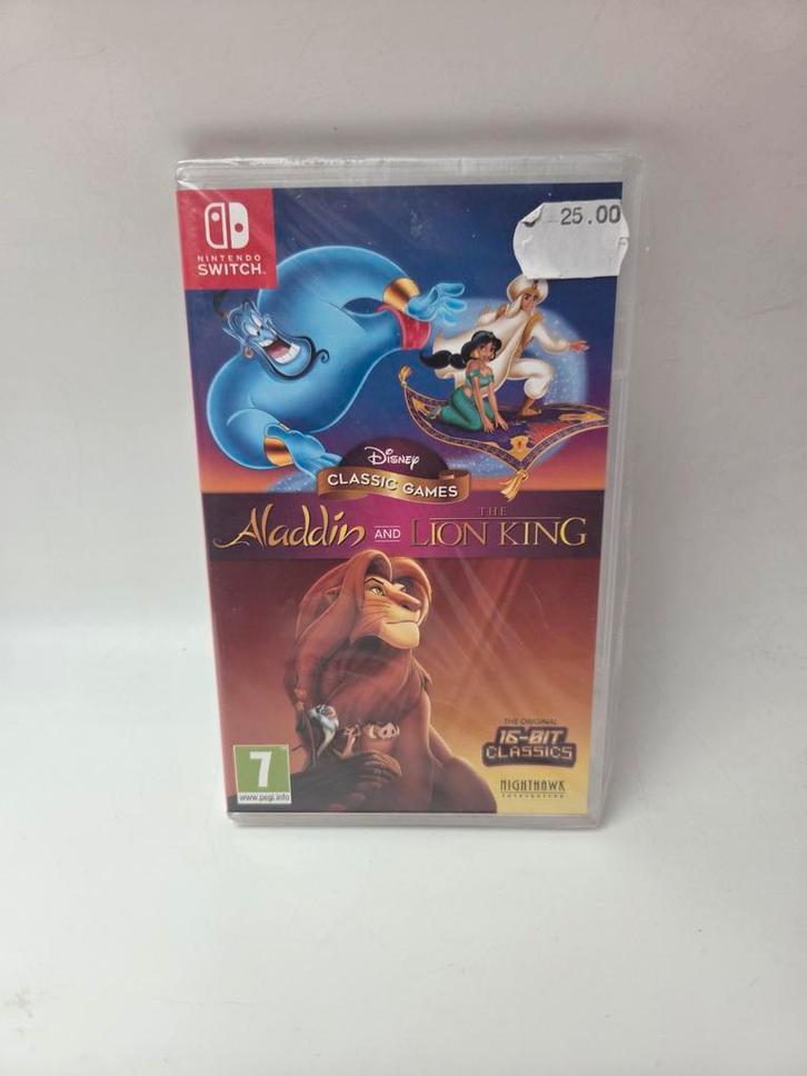 Disney Classic Games: Aladdin en The Lion King (geseald), Spelcomputers en Games, Games | Nintendo Switch, Nieuw, Avontuur en Actie